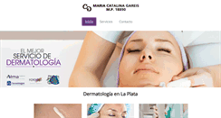 Desktop Screenshot of dermatologiacgareis.com